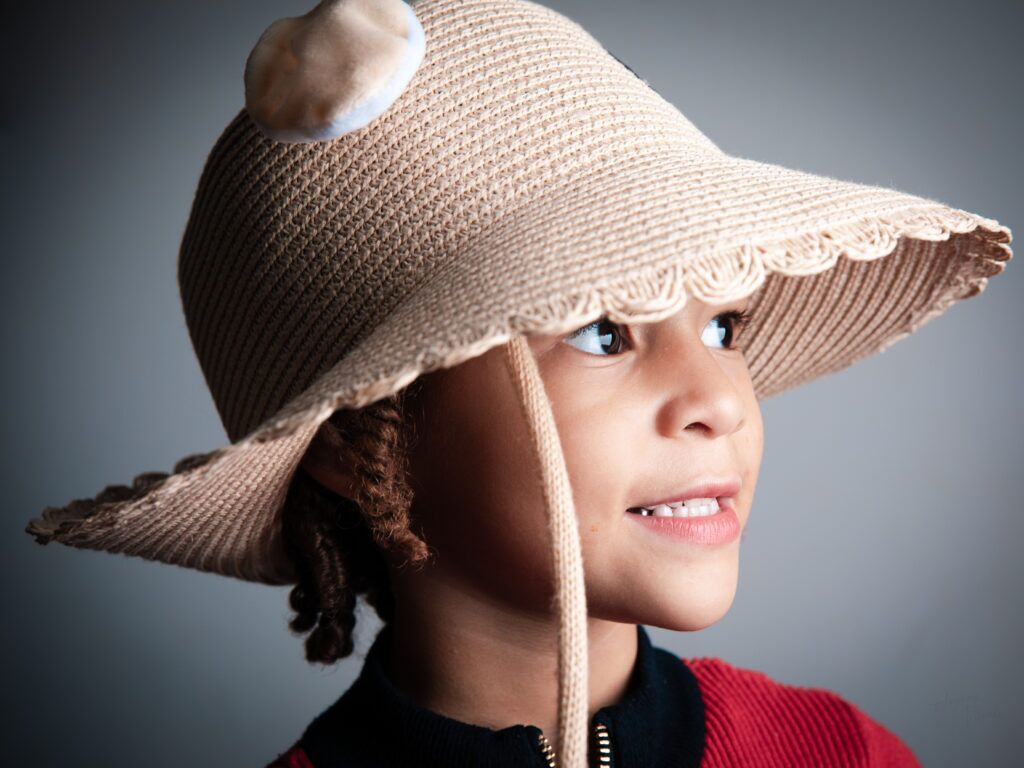 portret close up meisje